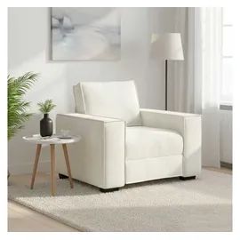 vidaXL Sessel 100 x 84 x 78 cm Creme Samt