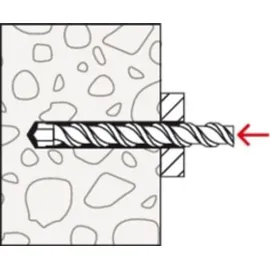 Fischer DuoXpand 10x100 T mit FUS-Schraube