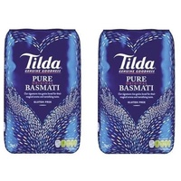 Doppelpack: 2 x 2kg Tilda Original Basmatireis Reis Basmati Duft Himalaya