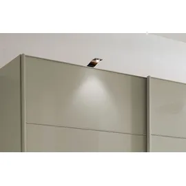 Wiemann Aufbauleuchte WIEMANN, grau (chromfarben), B:5,5cm H:3cm T:22,5cm, Leuchten, (3er Set)