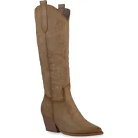 VAN HILL Damen Cowboystiefel in Khaki