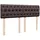 vidaXL Boxspringbett 140 x 200 cm Dunkelbraun