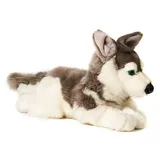 Uni-Toys Husky liegend 40 cm Grau