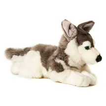 Uni-Toys Husky liegend 40 cm Grau