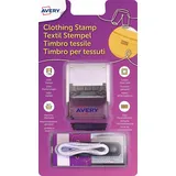 Avery Zweckform Textilstempel selbstfärbend wasserfest Schwarz 1 St.