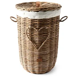 Riviera Maison Rivièra Maison Wäschekorb Rustic Rattan Heart Körbe & Aufbewahrung   