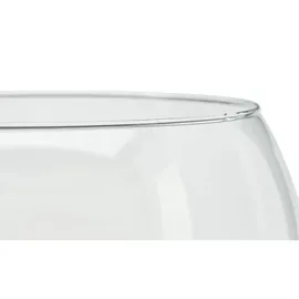 Möbel Kraft Windlicht auf Metallgestell 2er Set Eisen,Glas Schwarz