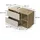 Vicco Waschbeckenunterschrank, Viola, Artisan-Eiche/Cashmere, 100 x 60 cm mit 2 Schubladen, Vicco
