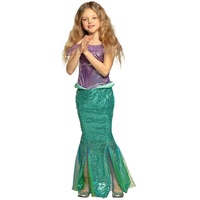 Boland - Kinderkostüm Meerjungfrau, langes Kleid und Tiara für Mädchen, mit Pailletten und Tüll, Mermaid, Kostüm, Karneval, Mottoparty