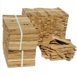 Premium Eiche Anmachholz – Besonders sauberes und trockenes Brenn-Holz – Ideales Anfeuerholz für eine kuschelige Raumwärme - Perfektes Zubehör um Brennholz im Kamin zu entfachen