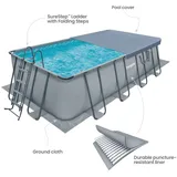 Frame-Pool rechteckig Komplett-Set 549 x 274 x 132 cm