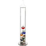 Geschenkthermometer Galileo Galilei Thermometer Schwarzer Pisapapeles 8x8x37cm 62177 - Signes Grimalt