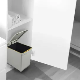 Emuca Recyclingbehälter 16 l Grau