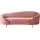 Beliani Sofa Samt 3-Sitzer Rosa