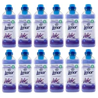 12x Lenor Lavendel Kamille Konzentrierter Flüssiger Weichspüler 42 Washes 966ml