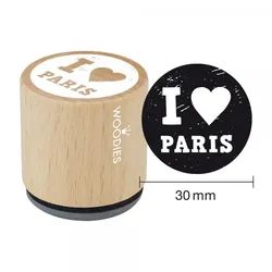 Woodies Stempel - I Love Paris WE1208