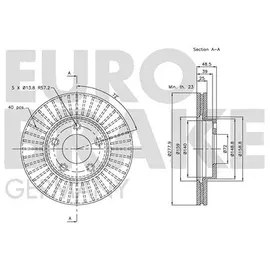 Eurobrake Bremsscheibe 5815203251]