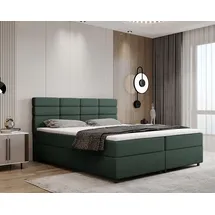 panda möbel Boxspringbett 180 x 200 cm Grün