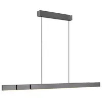 Paul Neuhaus LED-Pendelleuchte Pure-Moto-Rise Metall Grau 200 cm