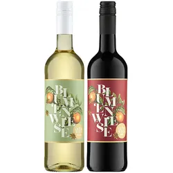 WINTER-PAKET Blumenwiese Glühwein Weiß-Rot 2x0,75L