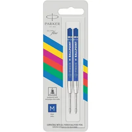 Parker 1x2 Recambios para bolígrapho Parker Quinkflow Basic azul