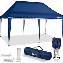 tillvex Faltpavillon 3 x 6 m Blau