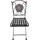 Hti-Living Marocco Gartenstuhl 35 x 37 x 89 cm braun 2 St.
