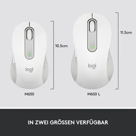 Logitech Signature M650 Gr. L rechts Weiß