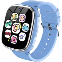 Smartwatch Kinder - Uhr Kinder Smartwatch mit Telefon Schrittzähler Spiele Musik Kamera Wecker Taschenlampe - Smart Watch Kids Kinderuhr Digital für Jungen Mädchen 3-12 Jahren Geschenk (Blau)