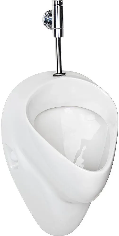 Urinal-Komplett-Set Ebo, mit Schell Druckspüler (Ausführung: Urinal Ebo Komplett-Set Zulauf oben)