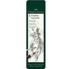 Faber-Castell Aquarellstift 5 St. grau/schwarz/türkis