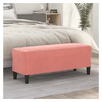 VidaXL Sitzbank Rosa 100x35x41 cm Samt