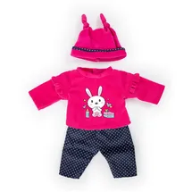 Bayer Puppenkleidung Obert/Hose Hase Rosa