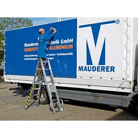 mauderer alutechnik BAVARIA Enteisungsleiter 3 x 5 Sprossen