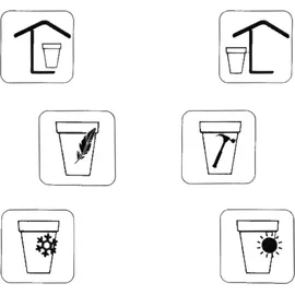 Prosperplast Rato Square 33 x 33 x 61 cm anthrazit