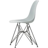 Vitra - Eames Plastic Side Chair DSR RE, basic dark / hellgrau (Filzgleiter basic dark)