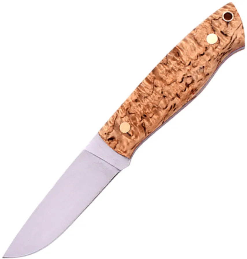 Brisa Trapper 95-curly birch N690Co Flat Sheath trapper 95 BRS-077-2071-1558