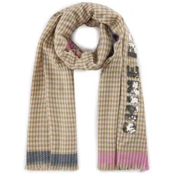 Codello WOVEN SCARF POLYACRYLIC CHECK QUOTE 70X190CM - 1 Stück