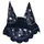 HKM Hobby Horsing Fliegenhaube Print One Size Blau