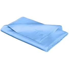 FLEURESSE Colours 009100 Mako-Satin 160 x 260 cm mittelblau