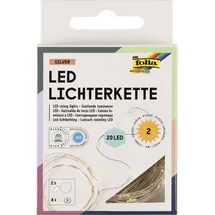 Folia Mini-Lichterkette LED 2,2 m Weiß