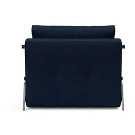 Innovation Living Schlafsessel Cubed Stoff 97 x 78 x 96 cm Blau mit Kissen
