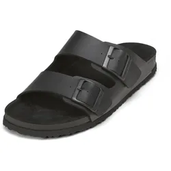 Sandale MARC O'POLO "aus edlem Rindleder", Herren, Gr. 46, schwarz, Obermaterial: 100% Leder, unifarben, Schuhe