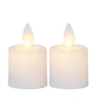 MARELIDA LED Mini | mechanisch bewegte Flamme inkl. Batterien H: 6cm in weiß Gr.: onesize