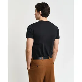 GANT Herren T-Shirt - Schwarz - 3XL,XXXL
