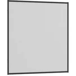hecht International Fliegengitter mit Aluminiumrahmen 100 x 120 cm Grau