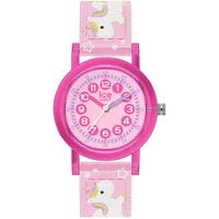 ICE-Watch ICE learning 24,5 mm Kunststoffgehäuse Pink Silikonarmband Lila XS28-3H