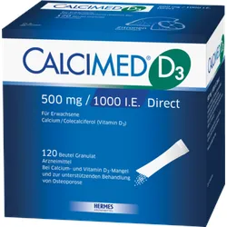 Calcimed D3 500 mg/1000 I.e. Direct Granulat 120 St