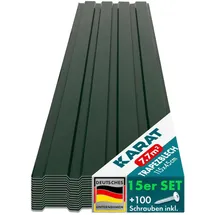 Floordirekt Trapezblech 115 x 45 cm grün
