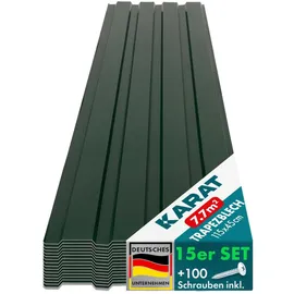 Floordirekt Trapezblech 115 x 45 cm grün